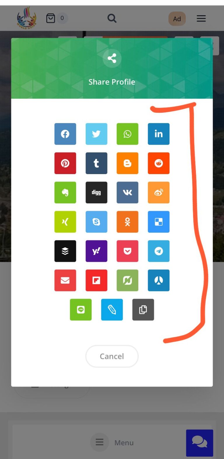 look how do share to get paoints